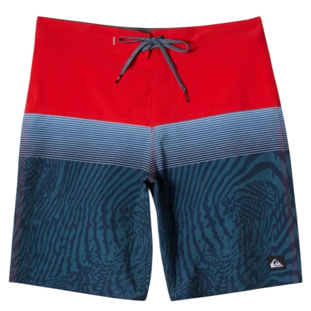 NWT Quiksilver Boys Everyday Panel Youth 17” Board Shorts Surf Swim Beach Summer